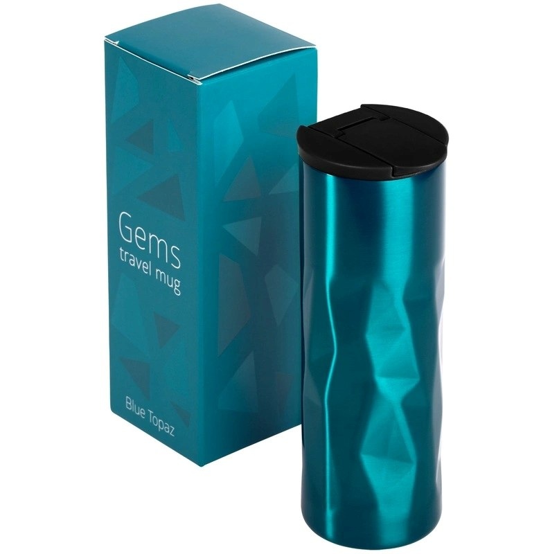 Термокружка Gems Black Sapphire 470мл с индивидуальной гравировкой (20 штук в упаковке) — фото 5