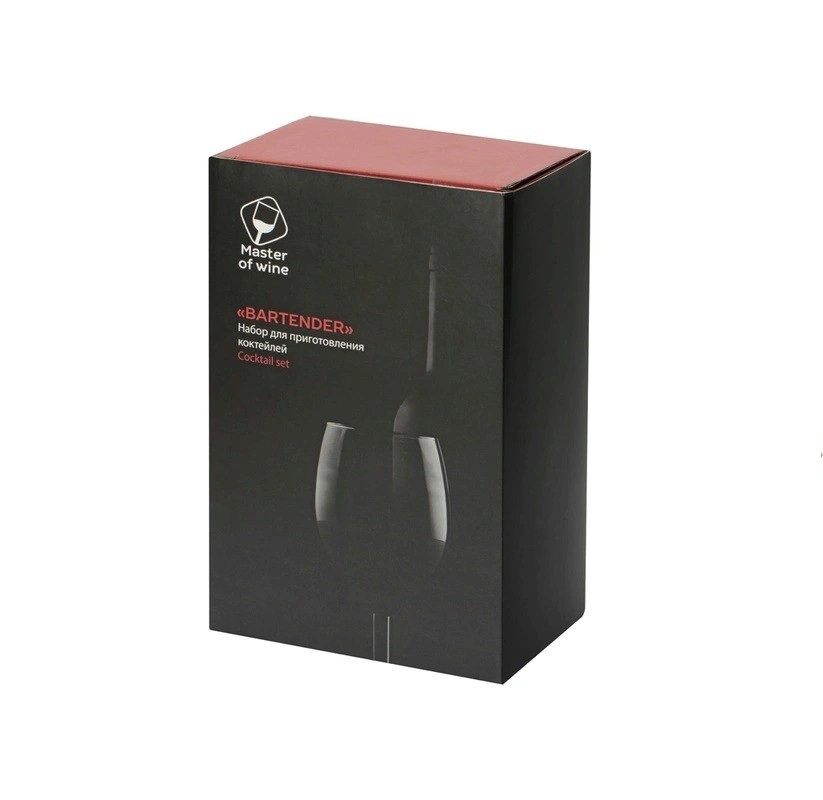 Подарочный набор для коктелей Bartender с индивидуальной гравировкой (8 штук в упаковке) — фото 13