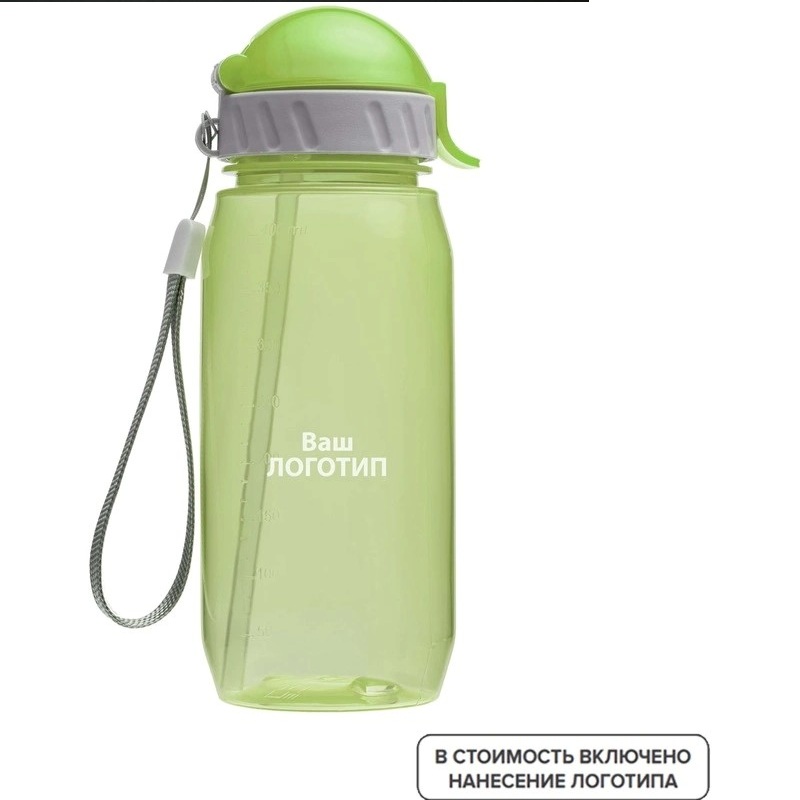 Бутылка Aquarius 400мл с индивидуальной одноцветной печатью (50 штук в упаковке)
