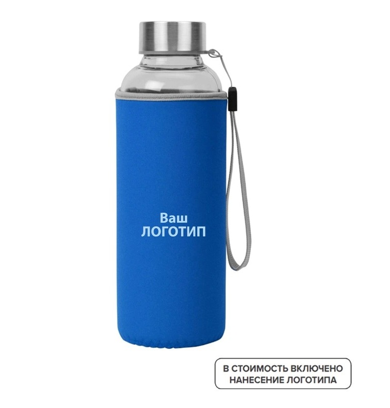 Бутылка Pure 420 мл с индивидуальной цветной печатью (50 штук в упаковке)